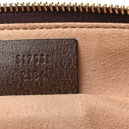 Gucci GG Supreme Monogram Large Ophidia Pouch Clutch Brown 7 of 8