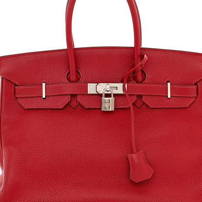 Hermes Togo Birkin 35 Rouge Vif 8 of 17