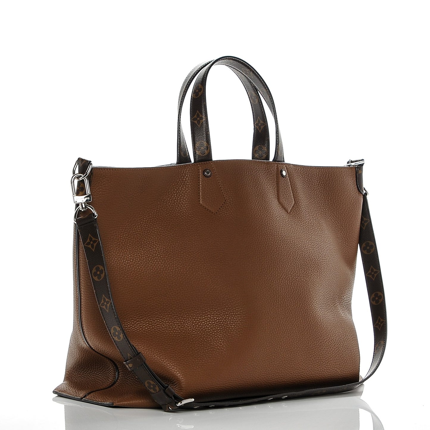 Taurillon Monogram East West Tote Tan