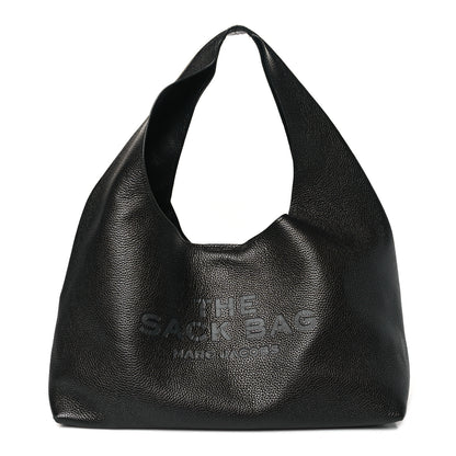 Marc Jacobs Grained Calfskin Medium The Sack Bag Black 1 of 10