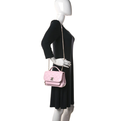 Chanel Caviar Quilted Small Business Affinity Flap Light Pink 2 of 9