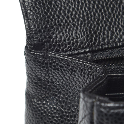 Chanel Caviar Quilted Jumbo Single Flap Black 12 of 14