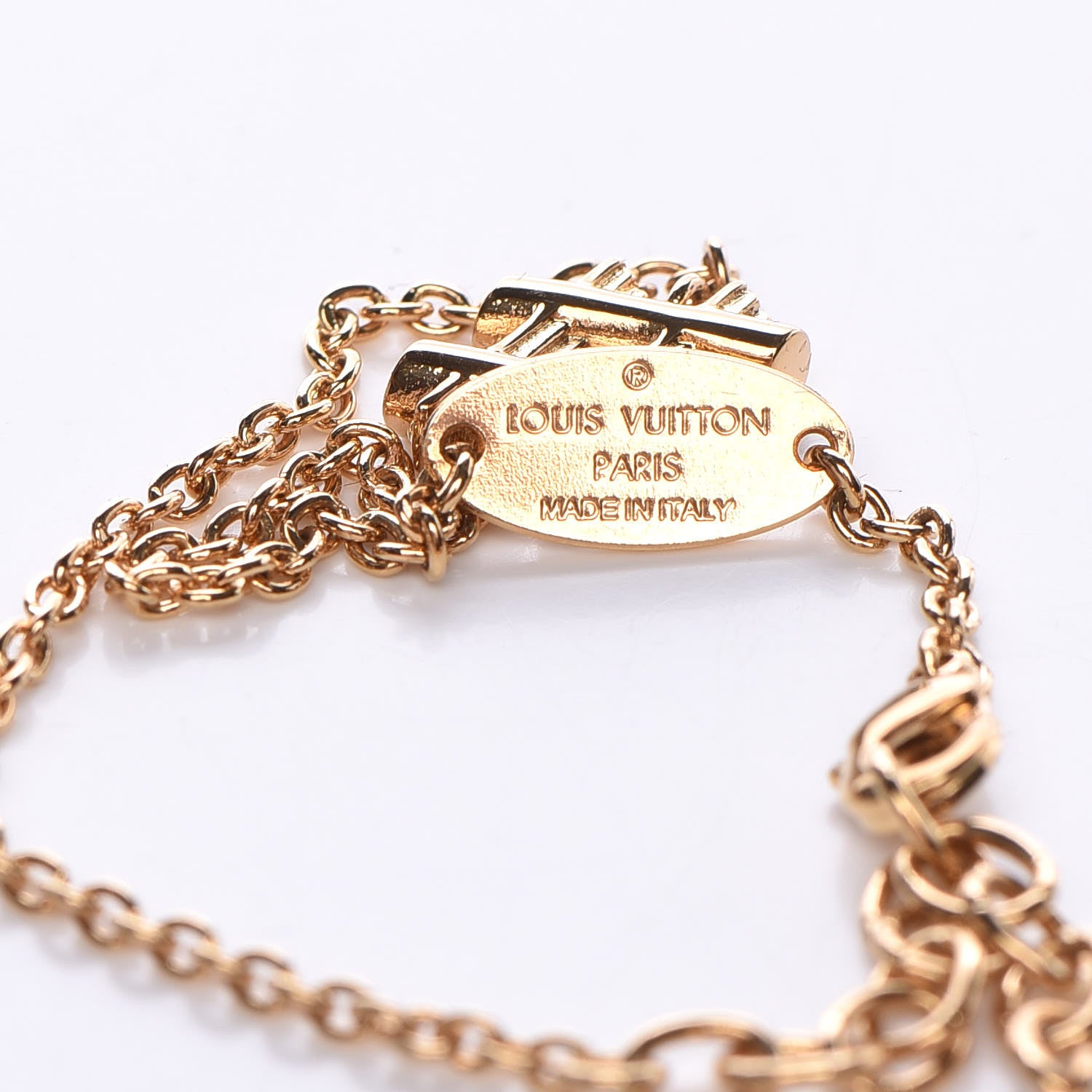 Louis Vuitton LV And Me Hashtag Bracelet Gold 4 of 5