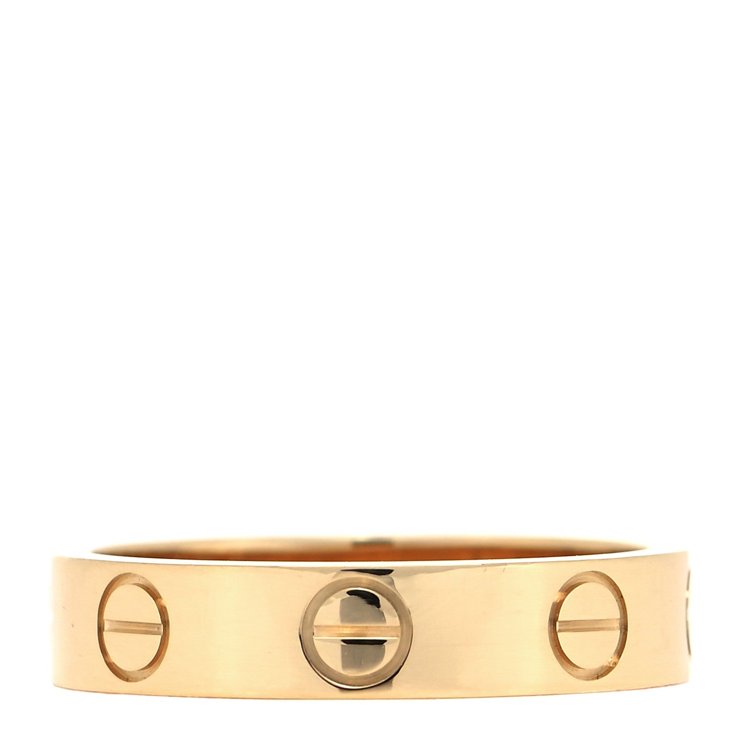 Cartier 18K Yellow Gold 3.5mm LOVE Wedding Band Ring 47 4 1 of 10