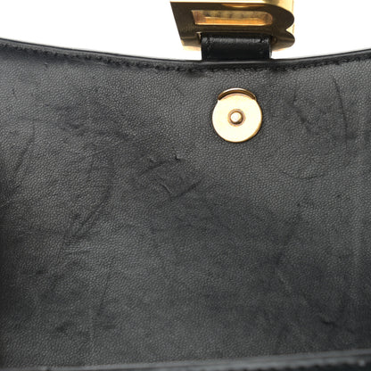 Balenciaga Shiny Box Calfskin Hourglass Top Handle Bag XS Black 14 of 16