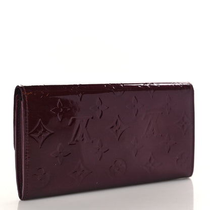Louis Vuitton Vernis Sarah Wallet Rouge Fauviste 3 of 7