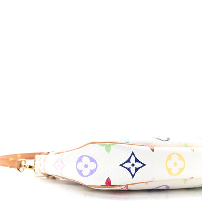 Louis Vuitton Monogram Multicolor Pochette Accessories White 9 of 12