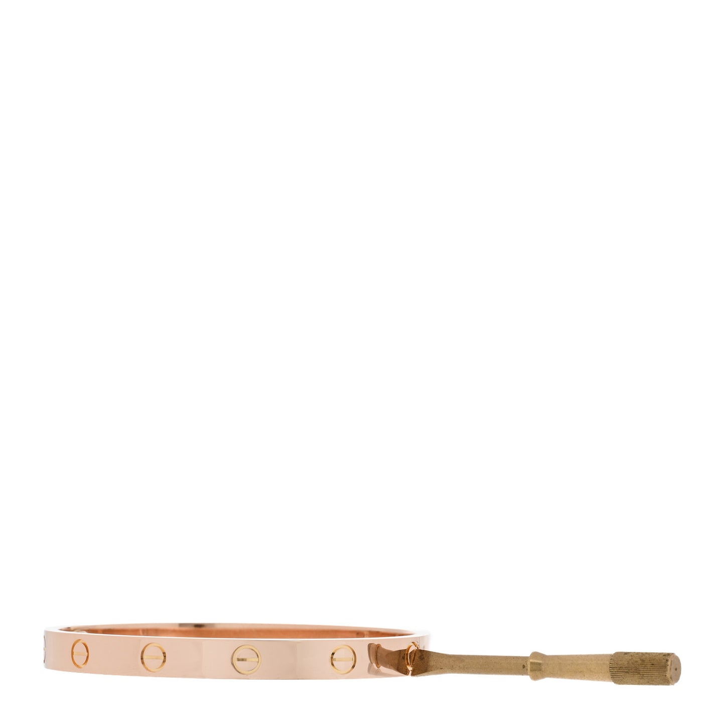 18K Pink Gold LOVE Bracelet 17