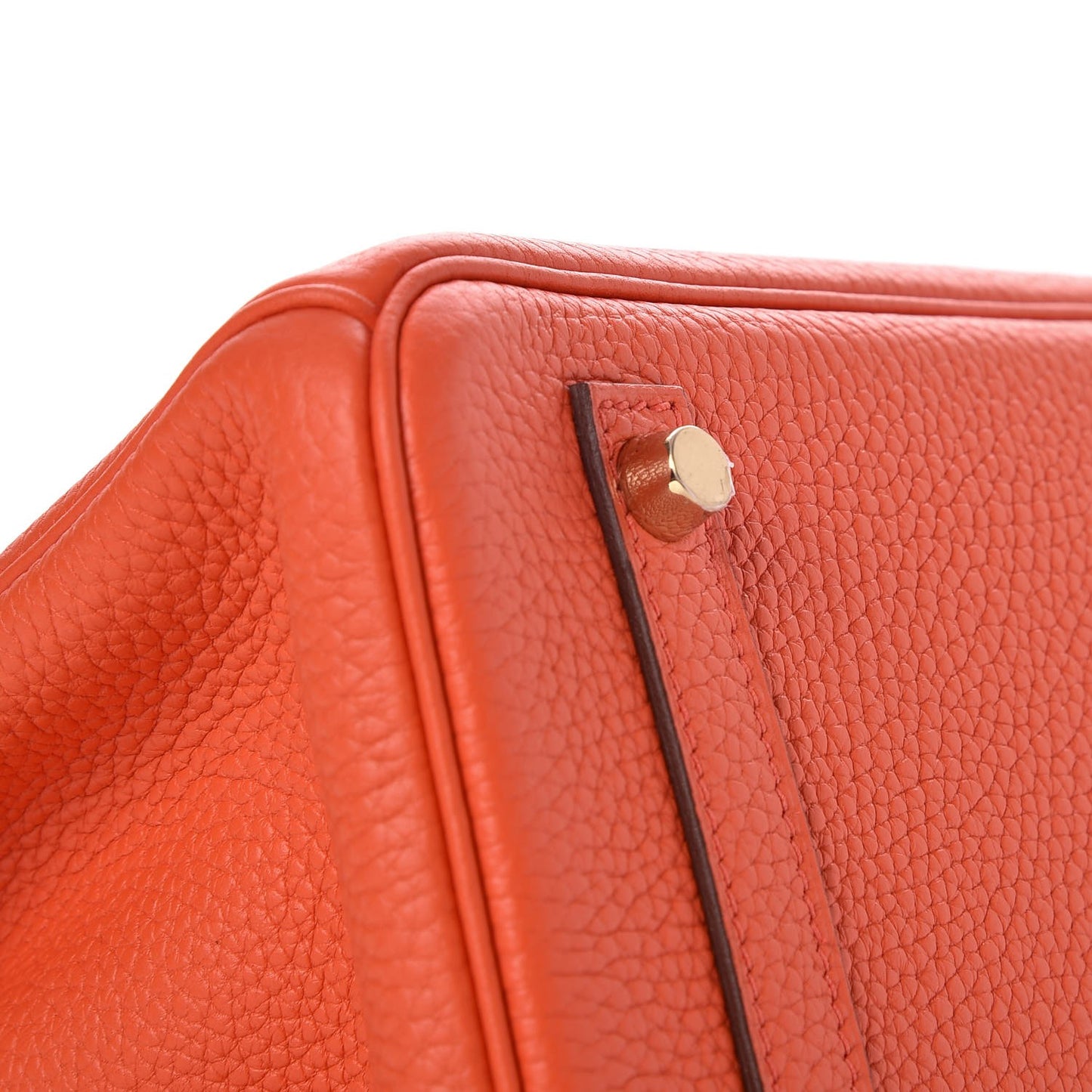 Togo Birkin 30 Orange Poppy