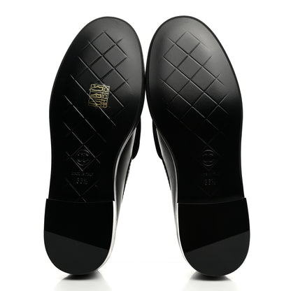 Chanel Lambskin Quilted CC Turnlock Loafers 36.5 Black 5 of 9
