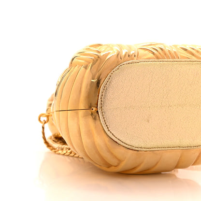 Judith Leiber Crystal Ruby Buddha Minaudiere Clutch Gold 8 of 15
