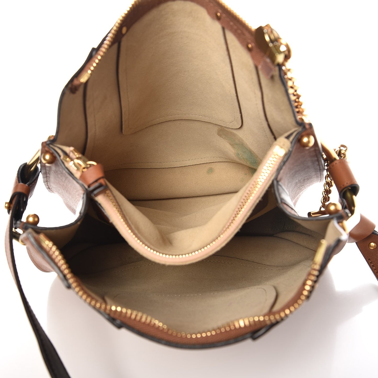Calfskin Small Hayley Hobo Tan