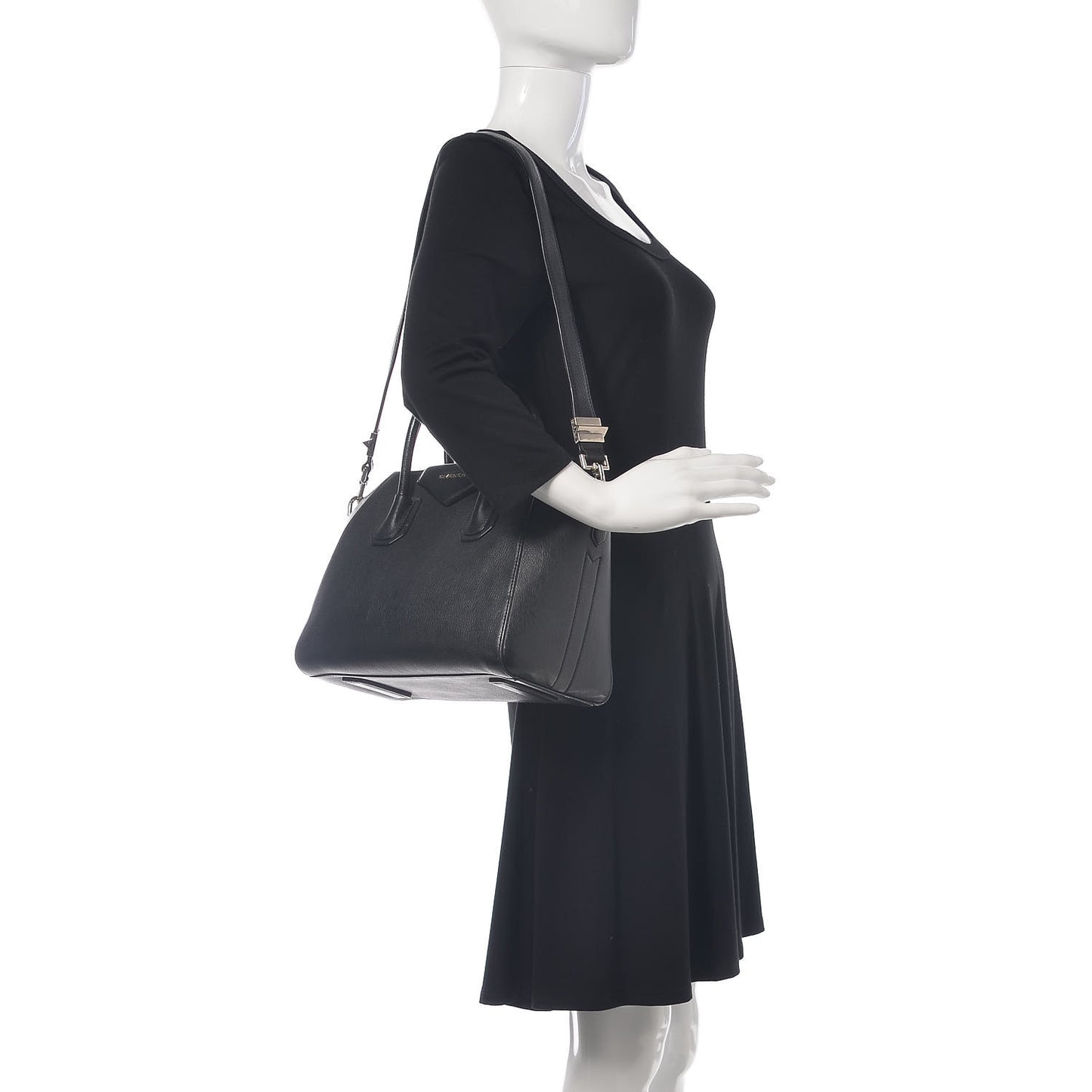 Sugar Goatskin Small Antigona Black