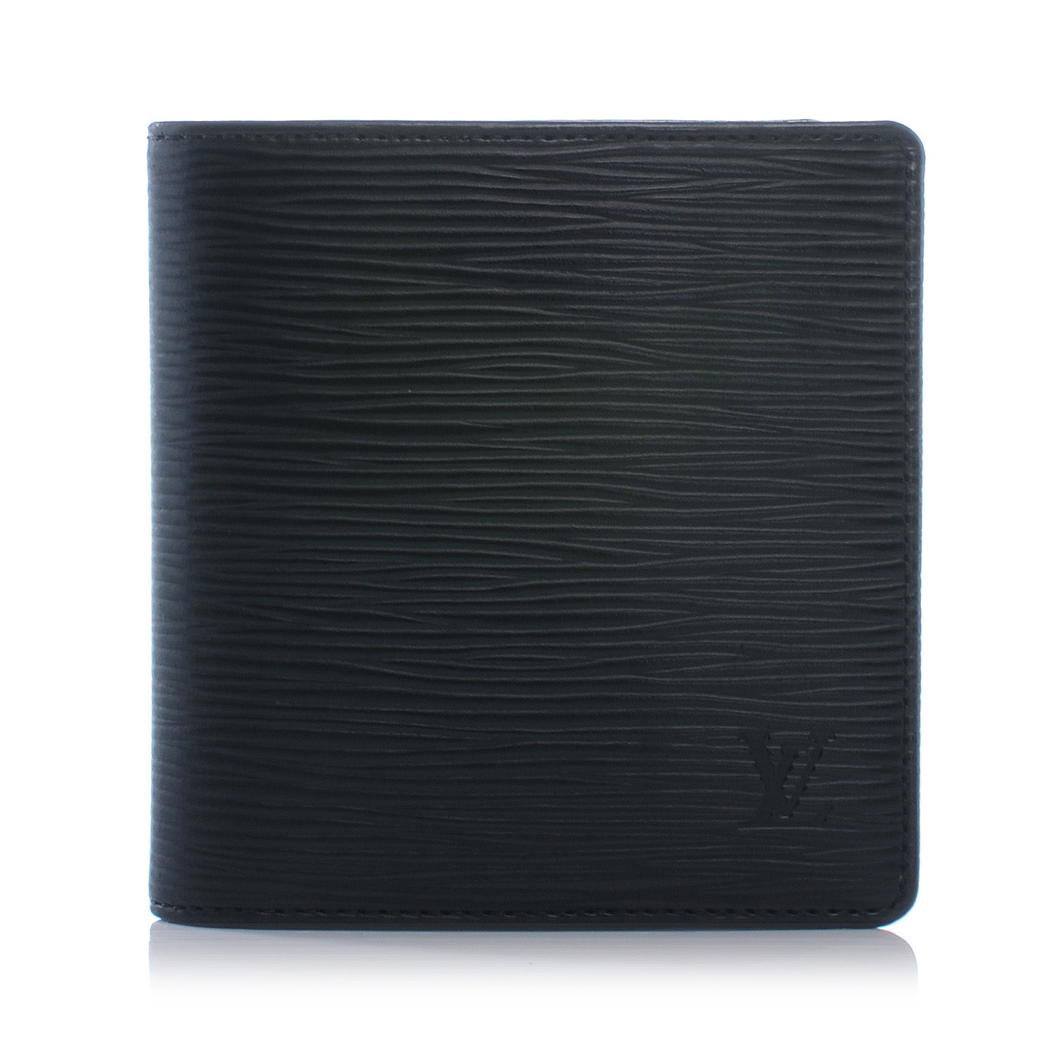 Louis Vuitton Epi Billfold Wallet 6 Cards Slots Bills Black 1 of 8