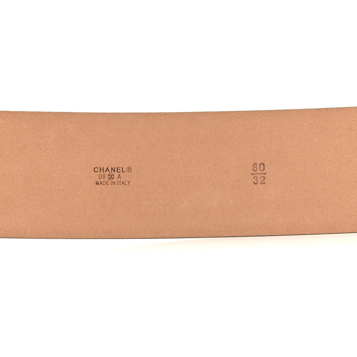 Chanel Metallic Calfskin CC Belt 80 32 Argent Fonce 5 of 7