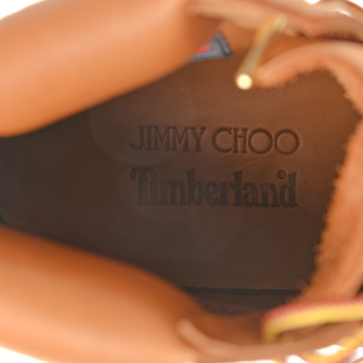 Jimmy Choo X TIMBERLAND Nubuck Glitter Ankle Boots 9.5 Wheat 7 of 11