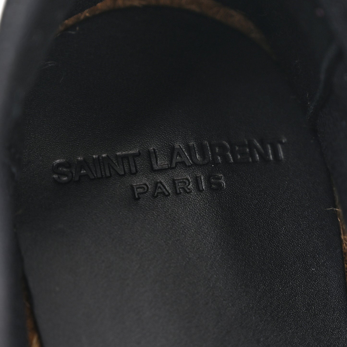 Canvas Nappa Elba Light Logo Embroidered Espadrilles 40.5 Black