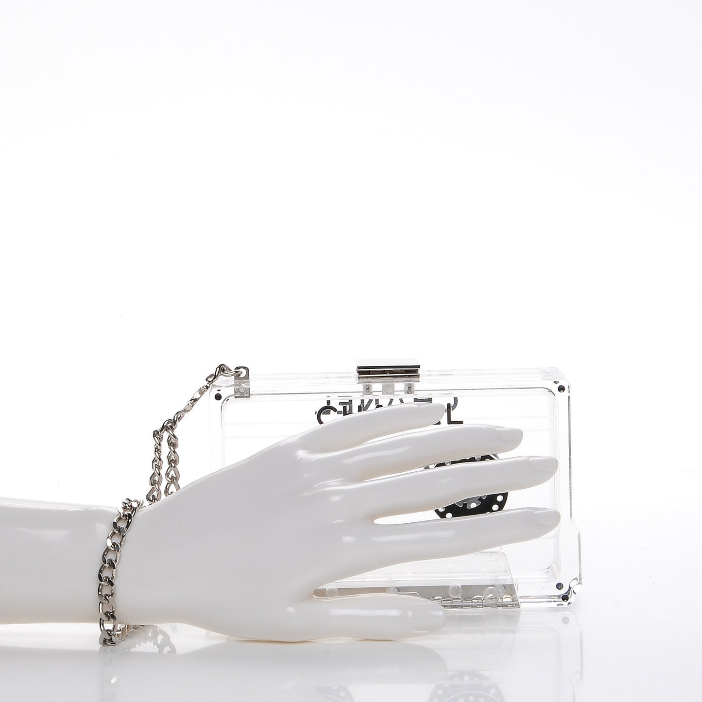 Lucite Cassette Clutch