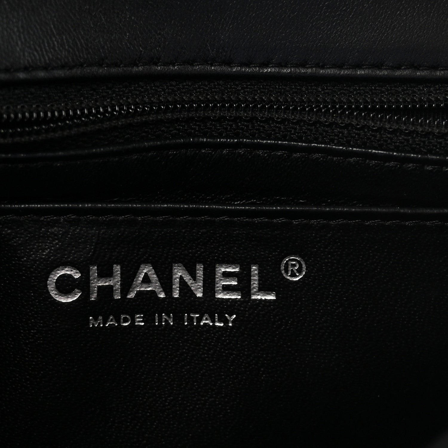 Chanel Lambskin Quilted Mini Square Flap Black 6 of 10
