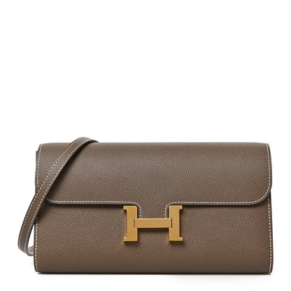 Hermes Epsom Constance Long To Go Wallet Etoupe 1 of 9