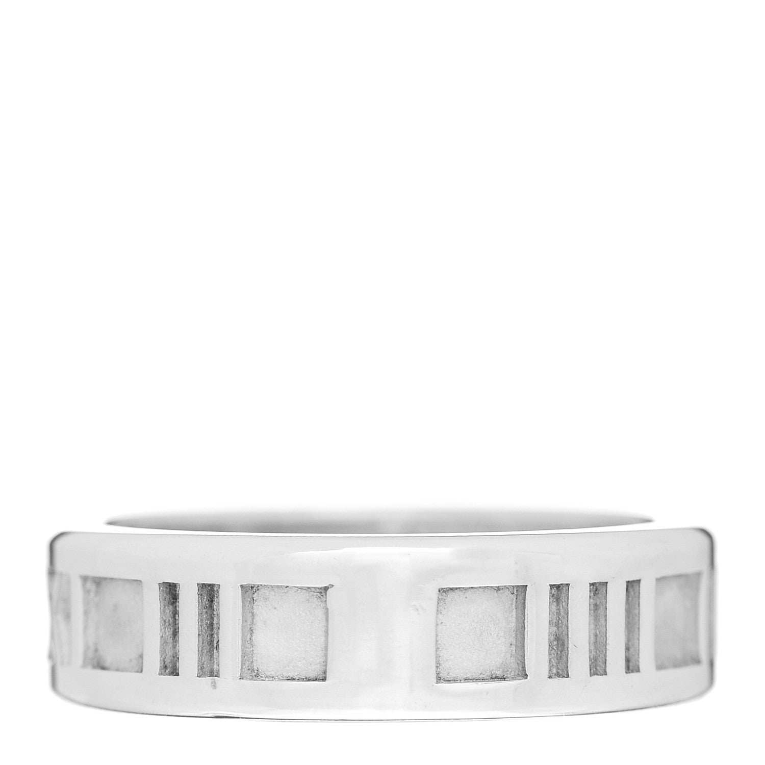 Tiffany Sterling Silver Atlas Ring 61 9.75 3 of 4