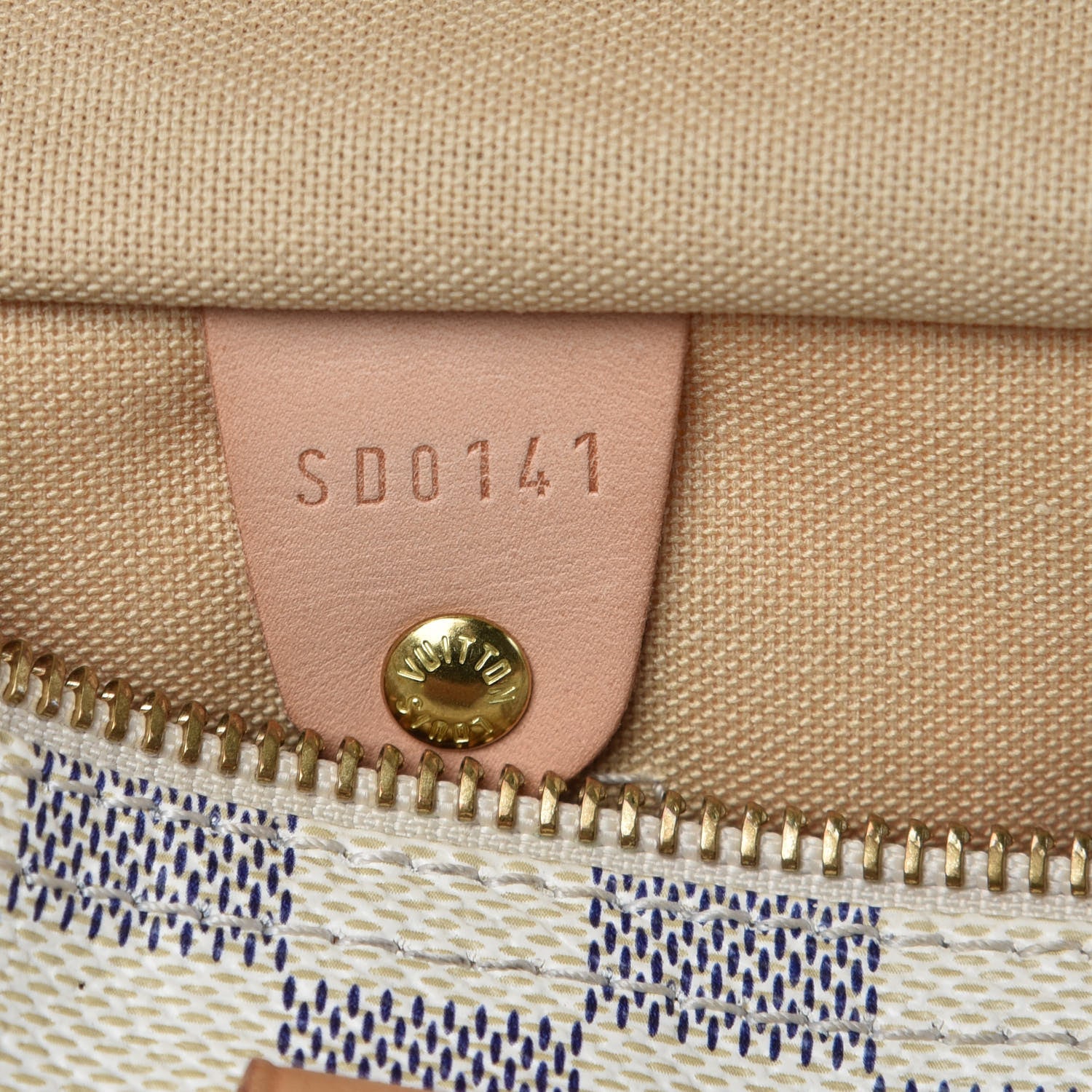 Louis Vuitton Damier Azur Speedy 25 6 of 12