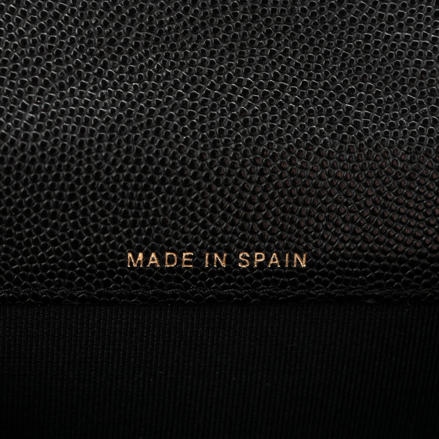 Shiny Caviar Enamel Quilted CC Flap Card Holder Black