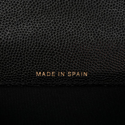 Chanel Shiny Caviar Enamel Quilted CC Flap Card Holder Black 7 of 11