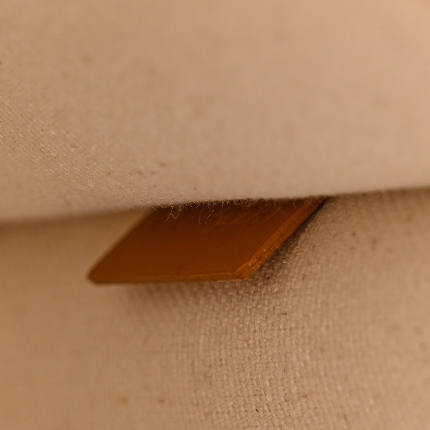 Celine Canvas Calfskin Mini Vertical Cabas Natural Tan 6 of 10