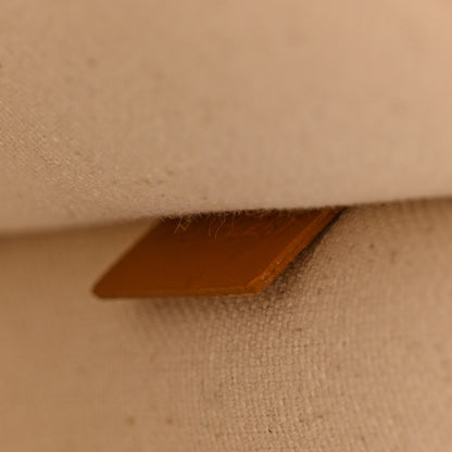 Celine Canvas Calfskin Mini Vertical Cabas Natural Tan 6 of 10