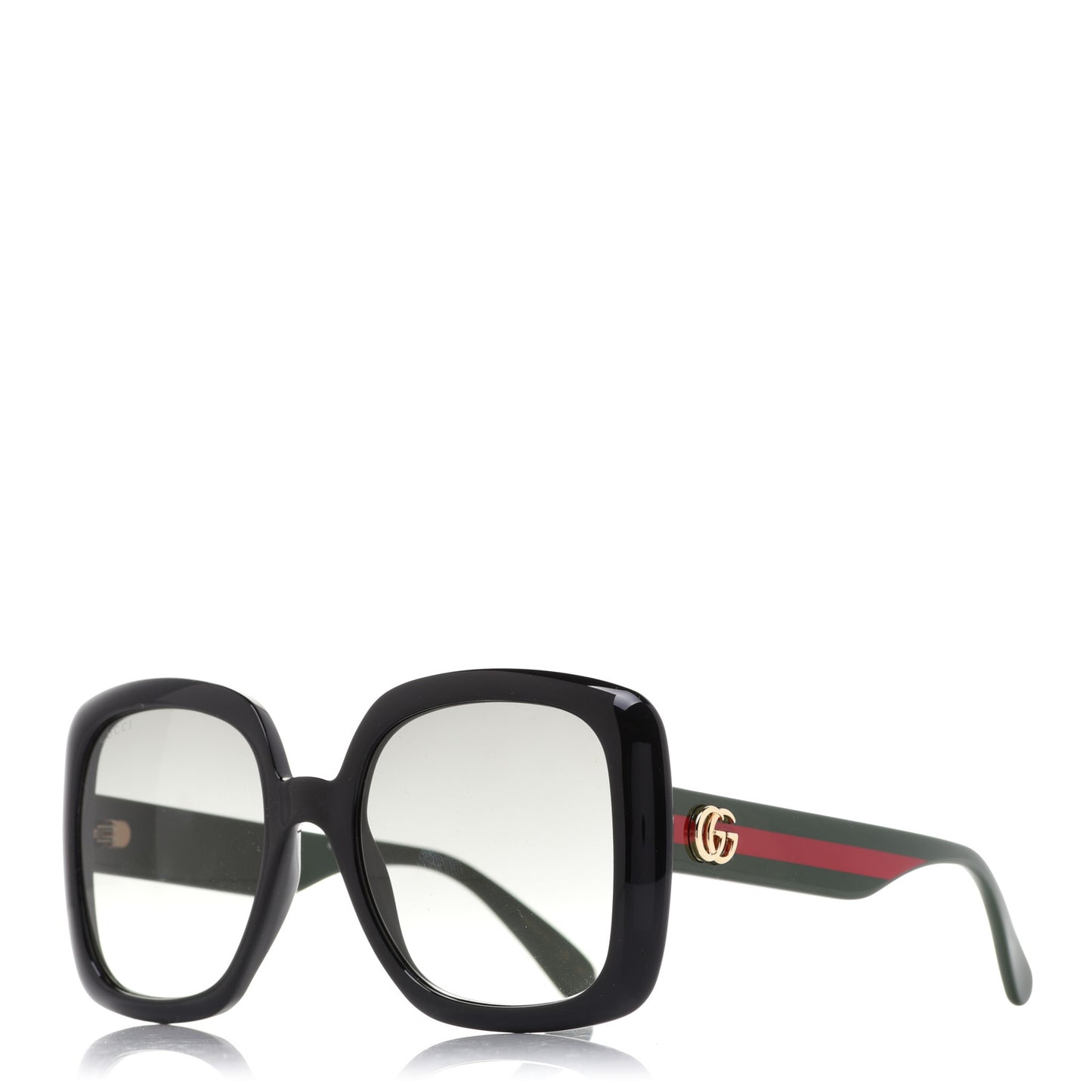 Acetate Square GG Web Sunglasses GG0713S Black
