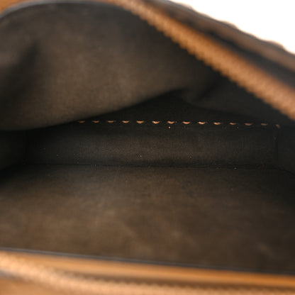 Fendi Cuoio Romano Vitello Elaphe Cover Sellerissima Monochrome Mini Peekaboo I SEE U Satchel Cammello 5 of 10