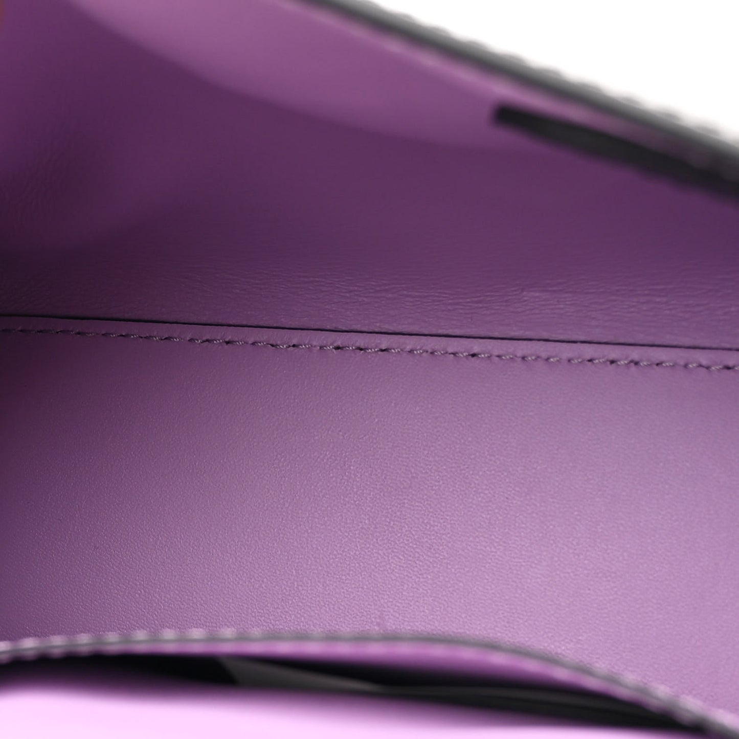 Grained Calfskin Small La Medusa Top Handle Bag Black Lilac