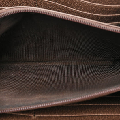 Gucci GG Supreme Monogram Web Ophidia Continental Wallet Brown 7 of 18