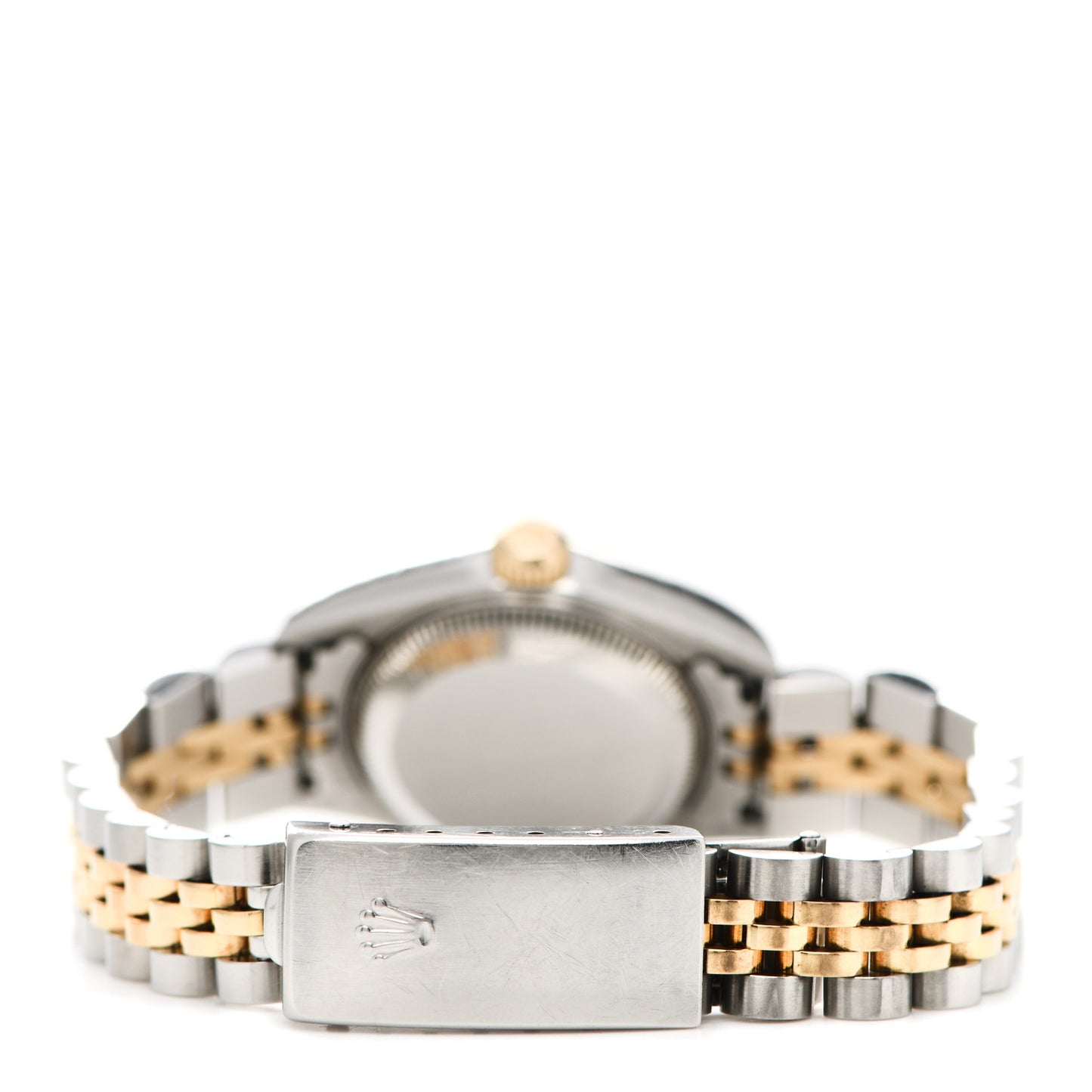 Stainless Steel 18K Yellow Gold Diamond 26mm Oyster Perpetual Datejust Watch Blue Gradient 79173
