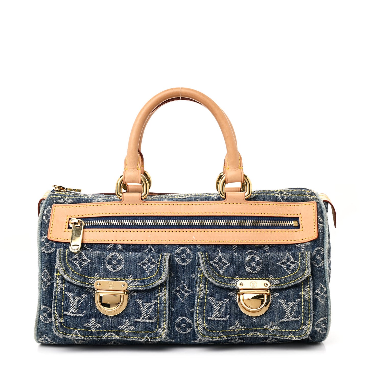 Monogram Denim Neo Speedy Blue