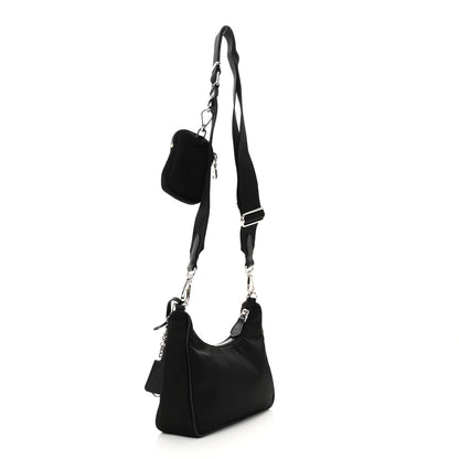 Prada Nylon Re-Edition 2005 Shoulder Bag Black 3 of 9