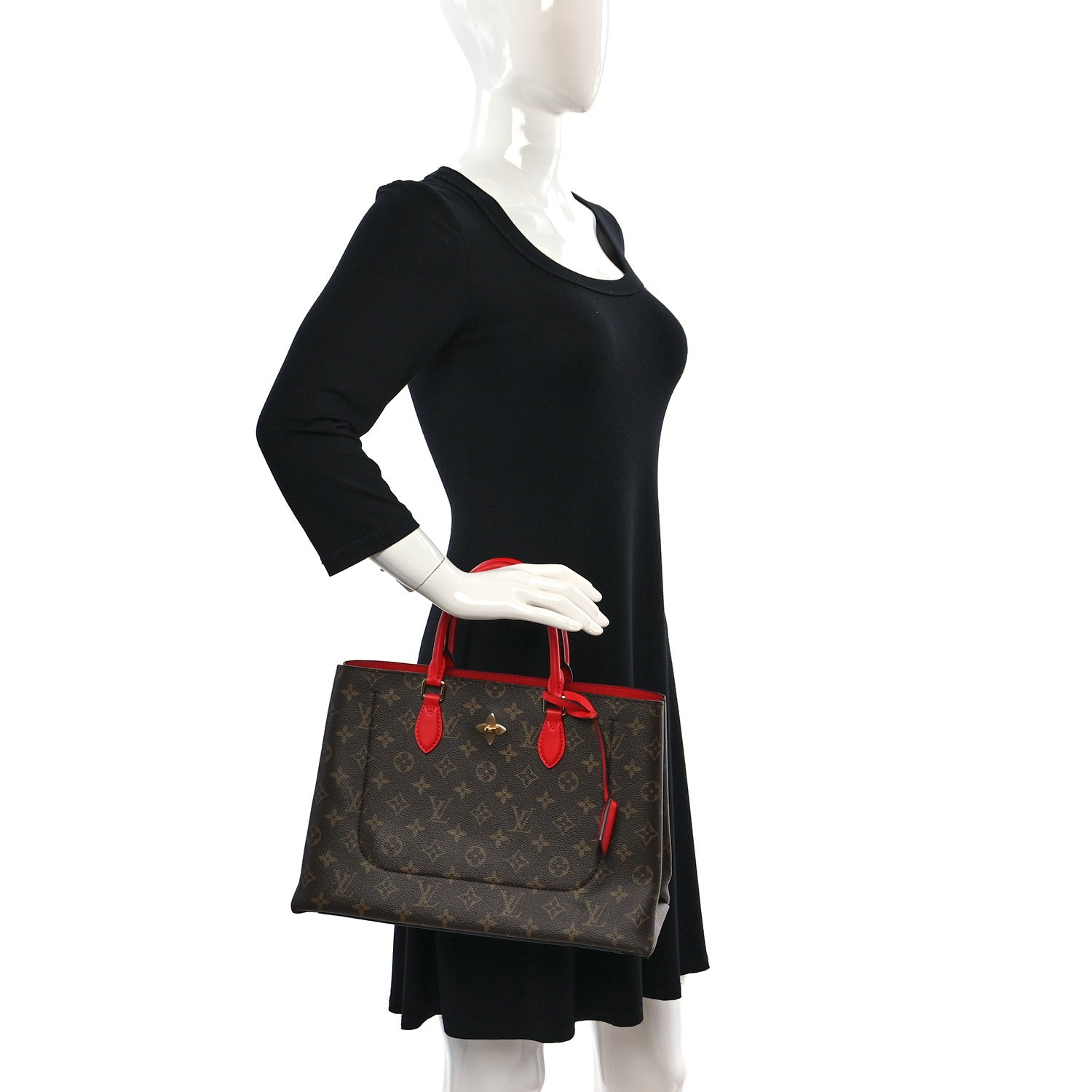 Louis Vuitton Monogram Flower Tote Coquelicot 2 of 8