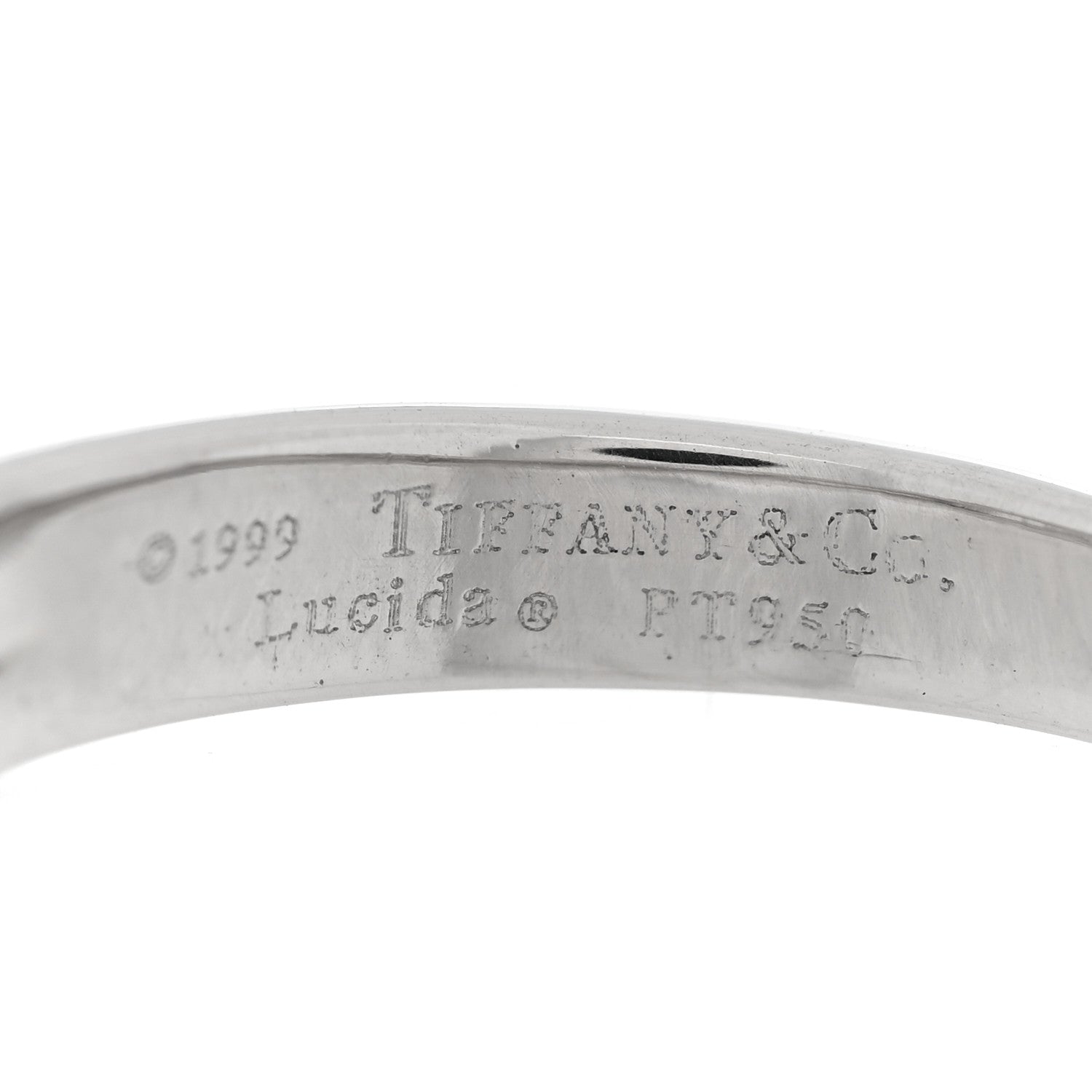 Tiffany Platinum Diamond 1.51ct Solitaire Lucida Engagement Ring 52 6 4 of 5