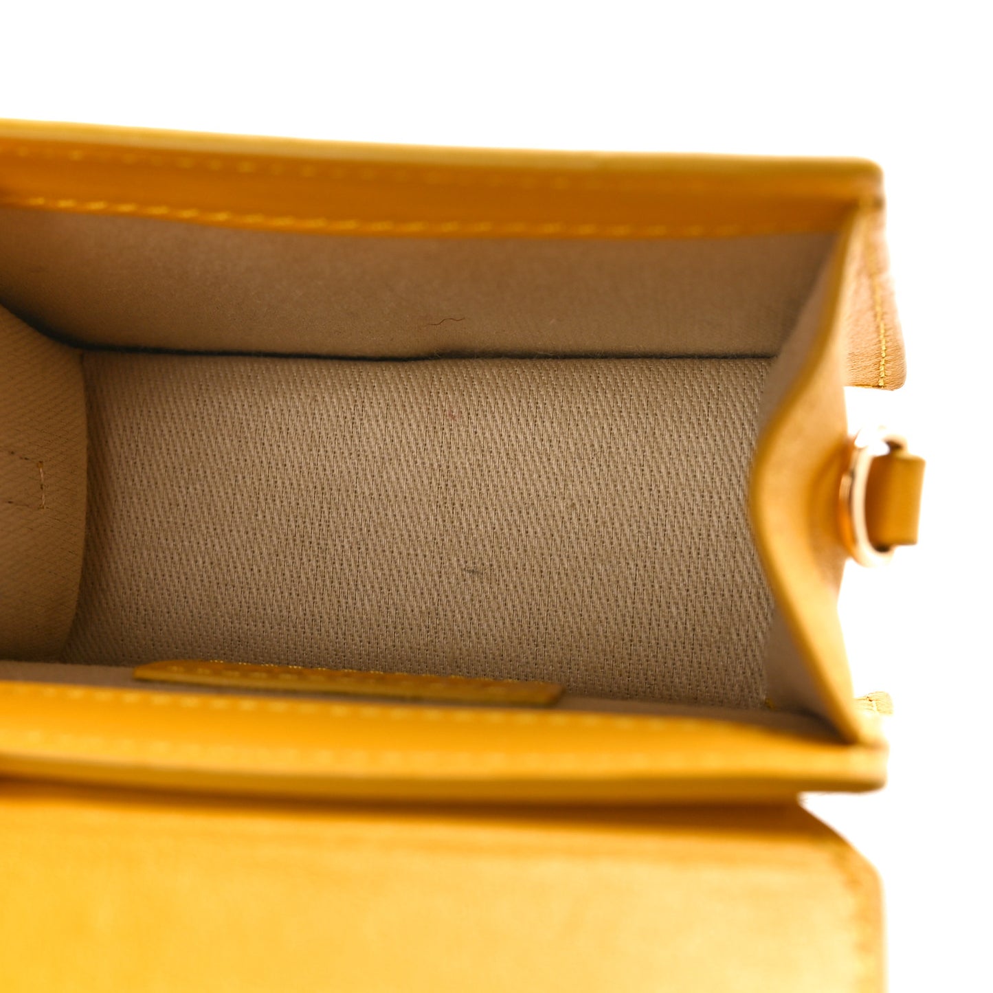 Grained Calfskin Le Chiquito Dark Yellow