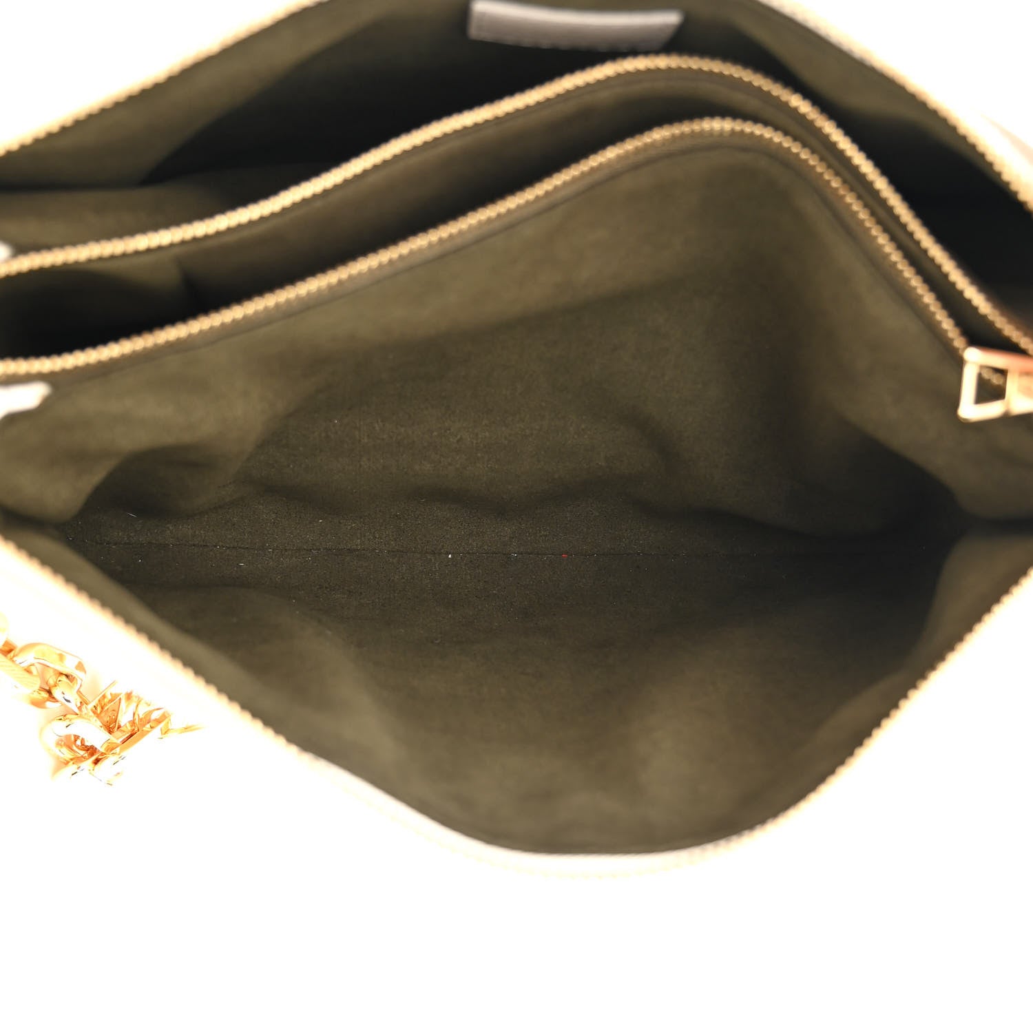 Louis Vuitton Lambskin Embossed Monogram Coussin PM Beige Cream 7 of 11