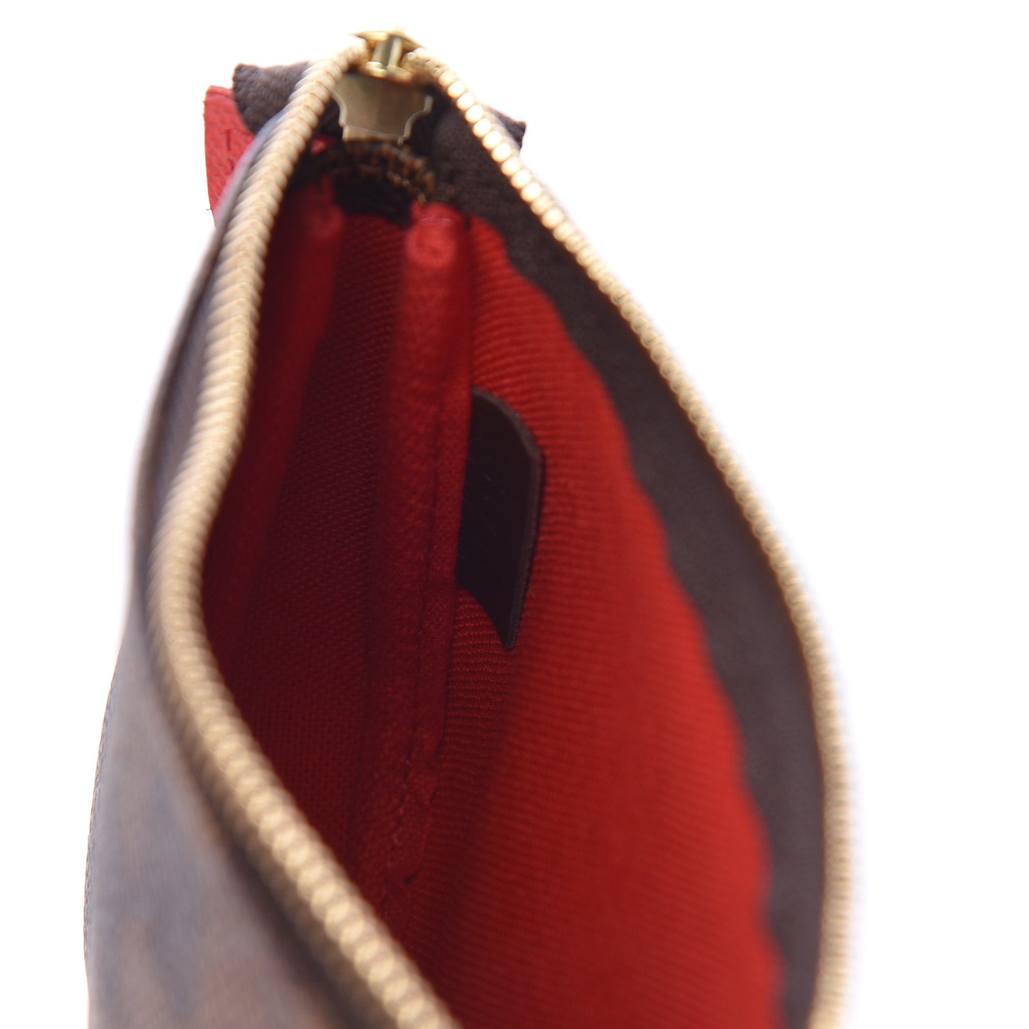 Damier Ebene 2019 Christmas Animation Mini Pochette Accessories Red