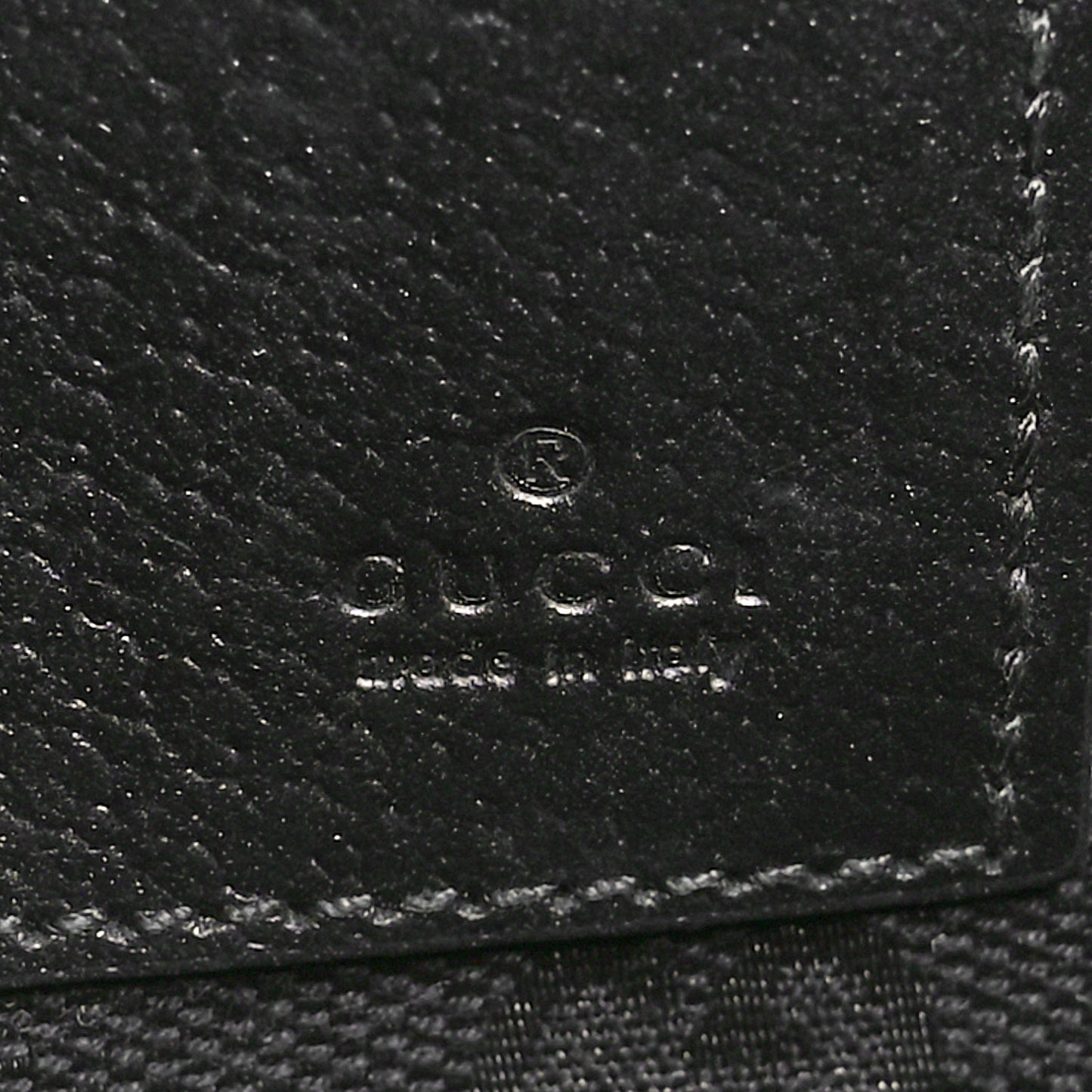 Calfskin Horsebit 1955 Wristlet Pouch Black