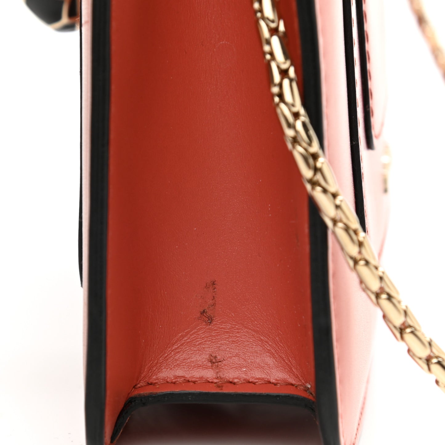 Calfskin Serpenti Forever Crossbody Bag Coral
