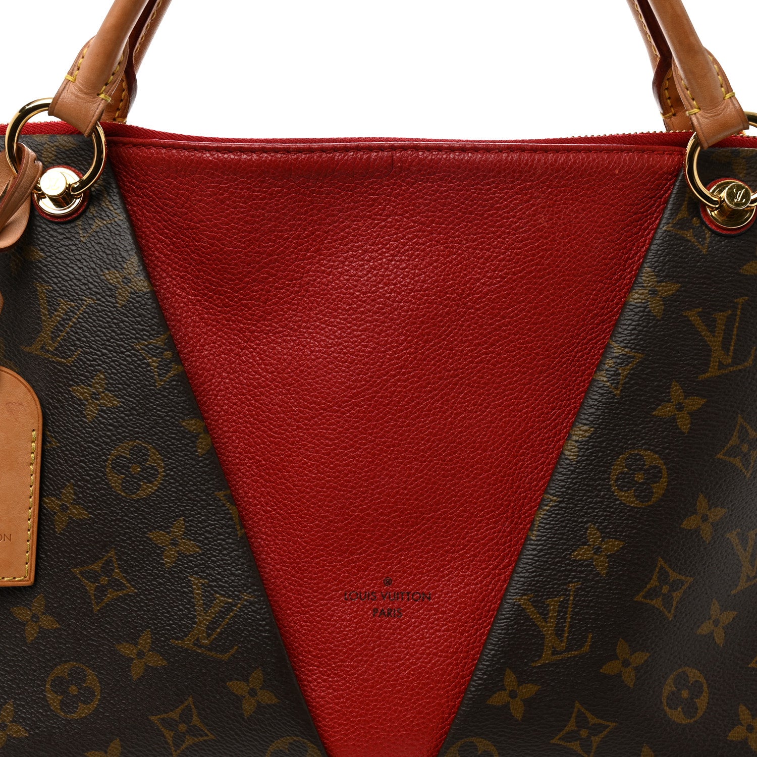 Louis Vuitton Monogram V Tote MM Cherry 7 of 9