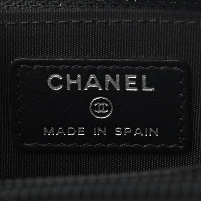 Chanel Caviar Timeless CC Zip Around Coin Purse Black 6 of 7