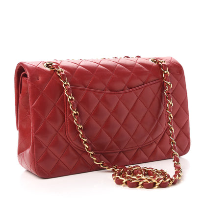 Chanel Lambskin Quilted Medium Double Flap Red 4 of 12