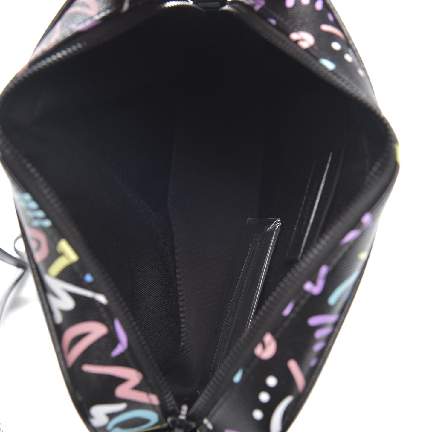 Grain De Poudre Medium Classic Monogram Multicolor Graphic Print Lou Camera Bag Black