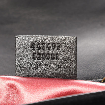 Gucci Velvet Matelasse Small GG Marmont Shoulder Bag Black 7 of 7