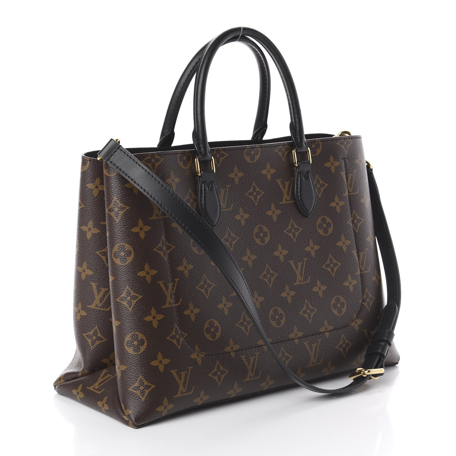 Louis Vuitton Monogram Flower Tote Black 2 of 8